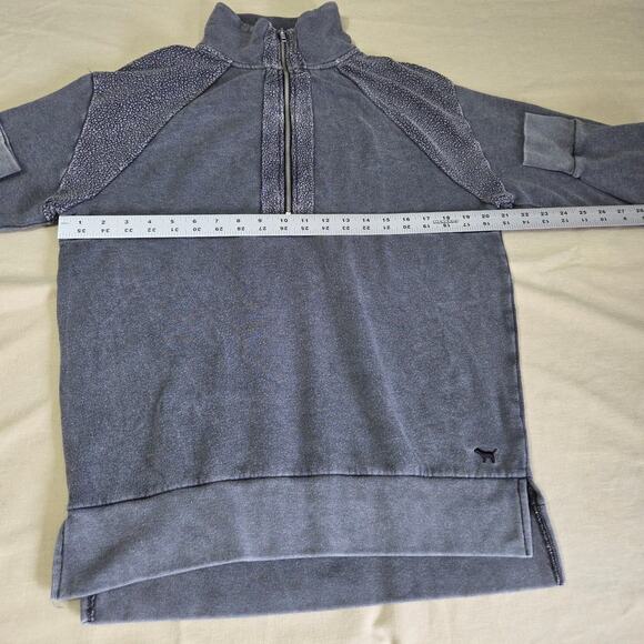 PINK woman's long sleeve sweater quarter zip up size XS - Picture 9 of 11